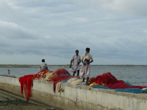 vissers in Mannar, Sri Lanka